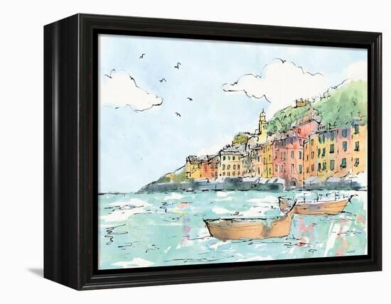 Portofino I-Anne Tavoletti-Framed Stretched Canvas
