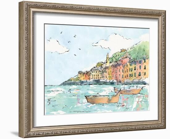 Portofino I-Anne Tavoletti-Framed Art Print