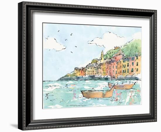 Portofino I-Anne Tavoletti-Framed Art Print