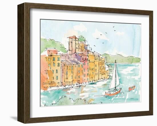 Portofino II-Anne Tavoletti-Framed Art Print