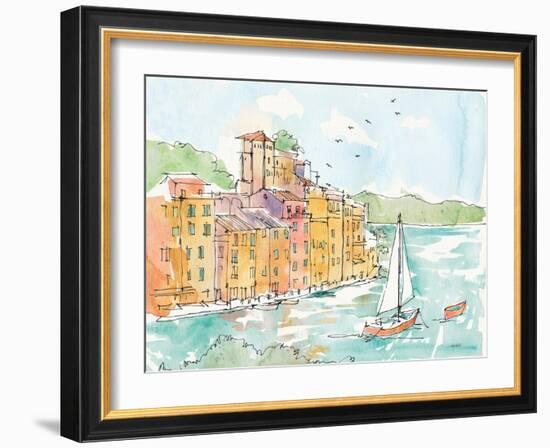 Portofino II-Anne Tavoletti-Framed Art Print