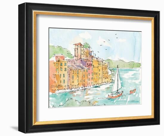 Portofino II-Anne Tavoletti-Framed Premium Giclee Print