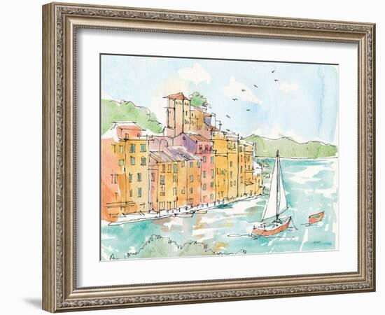 Portofino II-Anne Tavoletti-Framed Premium Giclee Print