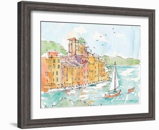 Portofino II-Anne Tavoletti-Framed Premium Giclee Print