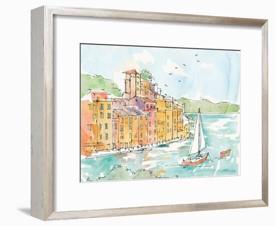 Portofino II-Anne Tavoletti-Framed Premium Giclee Print