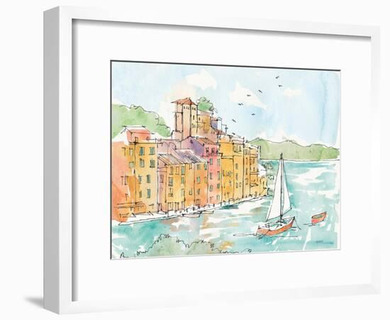 Portofino II-Anne Tavoletti-Framed Premium Giclee Print