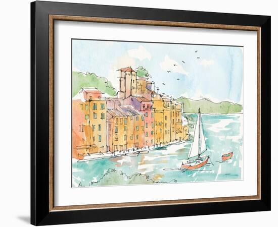 Portofino II-Anne Tavoletti-Framed Premium Giclee Print