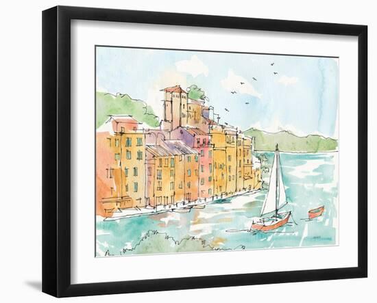 Portofino II-Anne Tavoletti-Framed Premium Giclee Print