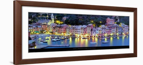 Portofino - Italy-John Lawrence-Framed Art Print