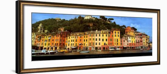 Portofino - Italy-John Lawrence-Framed Art Print