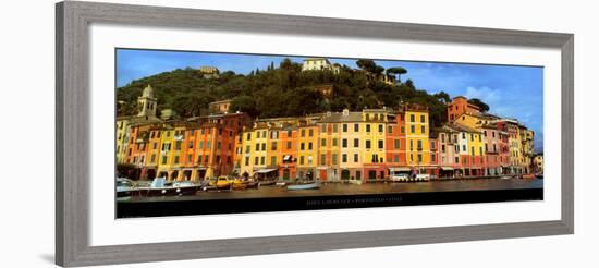 Portofino - Italy-John Lawrence-Framed Art Print