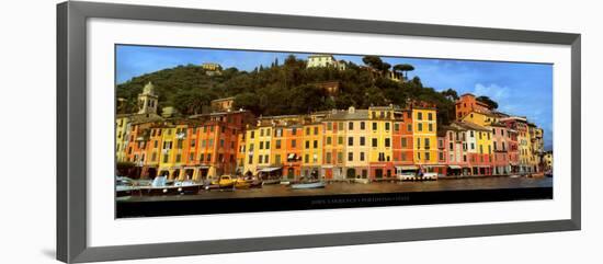 Portofino - Italy-John Lawrence-Framed Art Print