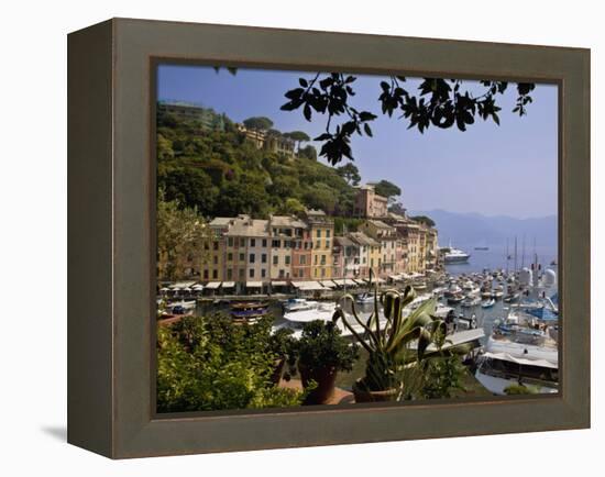 Portofino, Liguria, Italy, Europe-Angelo Cavalli-Framed Premier Image Canvas