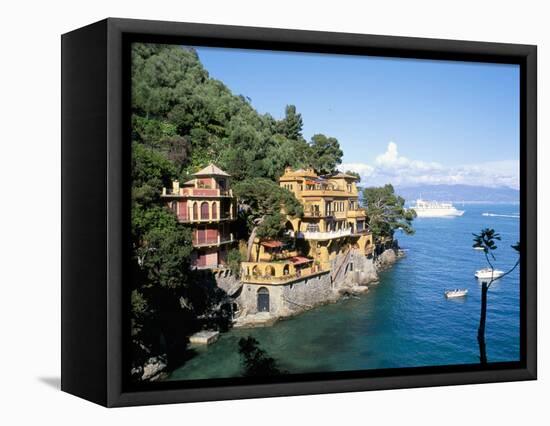 Portofino, Liguria, Italy, Mediterranean-Oliviero Olivieri-Framed Premier Image Canvas