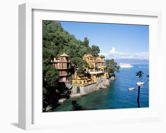 Portofino, Liguria, Italy, Mediterranean-Oliviero Olivieri-Framed Photographic Print