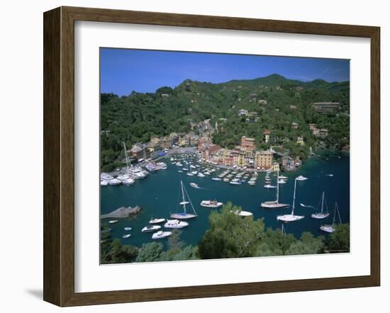 Portofino, Riviera Di Levante, Italian Riviera, Liguria, Italy, Europe-Gavin Hellier-Framed Photographic Print