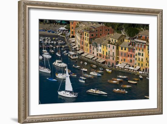 Portofino, Riviera Di Levante, Liguria, Italy, Europe-Charles Bowman-Framed Photographic Print