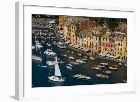 Portofino, Riviera Di Levante, Liguria, Italy, Europe-Charles Bowman-Framed Photographic Print