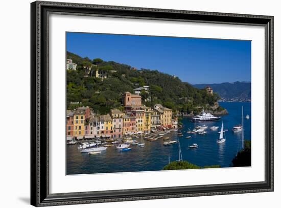 Portofino, Riviera Di Levante, Liguria, Italy, Europe-Charles Bowman-Framed Photographic Print