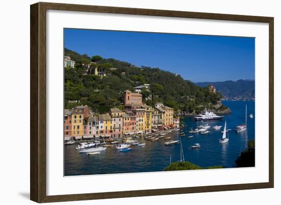 Portofino, Riviera Di Levante, Liguria, Italy, Europe-Charles Bowman-Framed Photographic Print