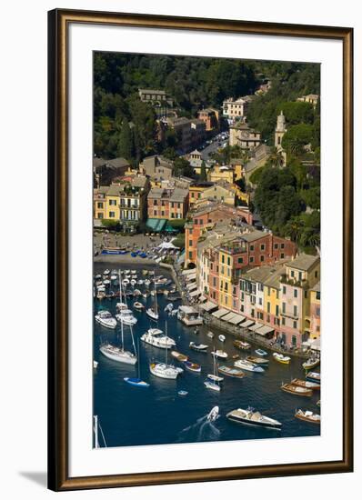 Portofino, Riviera Di Levante, Liguria, Italy, Europe-Charles Bowman-Framed Photographic Print