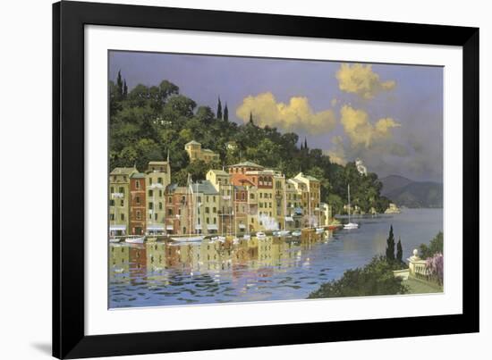 Portofino Sunlight-Lucio Sollazzi-Framed Giclee Print