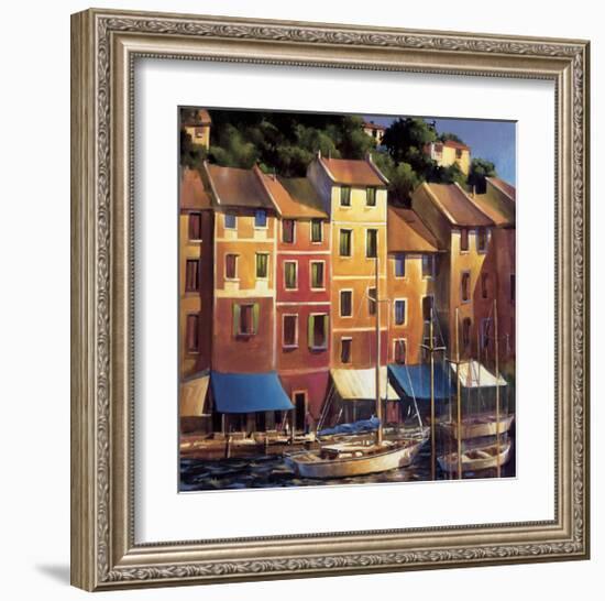 Portofino Waterfront-Michael O'Toole-Framed Giclee Print