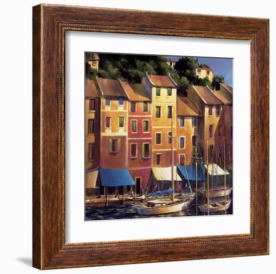 Portofino Waterfront-Michael O'Toole-Framed Giclee Print