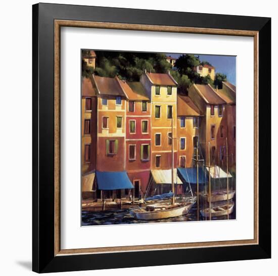 Portofino Waterfront-Michael O'Toole-Framed Giclee Print