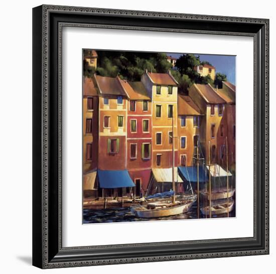 Portofino Waterfront-Michael O'Toole-Framed Giclee Print