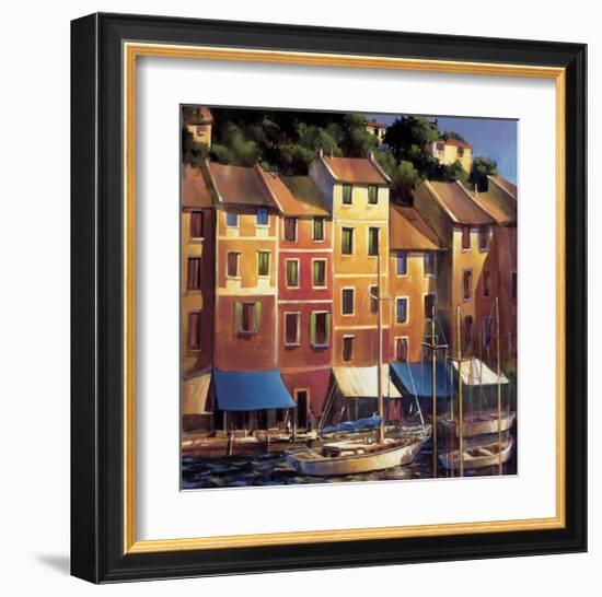 Portofino Waterfront-Michael O'Toole-Framed Giclee Print