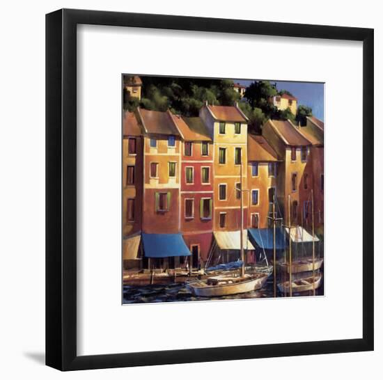 Portofino Waterfront-Michael O'Toole-Framed Giclee Print