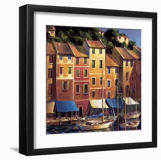 Portofino Waterfront-Michael O'Toole-Framed Giclee Print