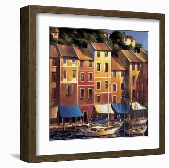 Portofino Waterfront-Michael O'Toole-Framed Giclee Print