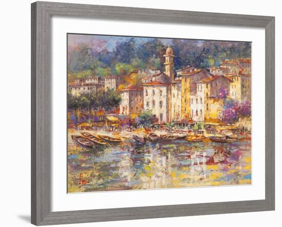 Portofino-Luigi Florio-Framed Art Print