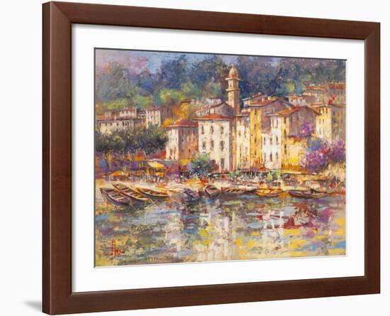 Portofino-Luigi Florio-Framed Art Print