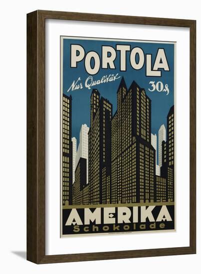Portola Amerika Schokolade Poster-null-Framed Giclee Print
