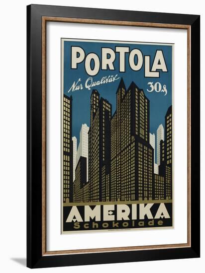 Portola Amerika Schokolade Poster-null-Framed Giclee Print