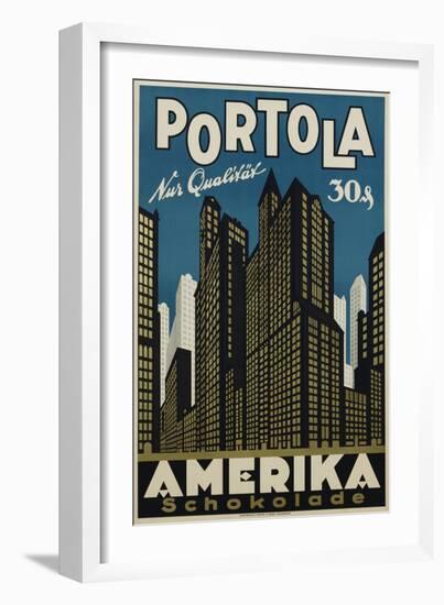 Portola Amerika Schokolade Poster-null-Framed Giclee Print