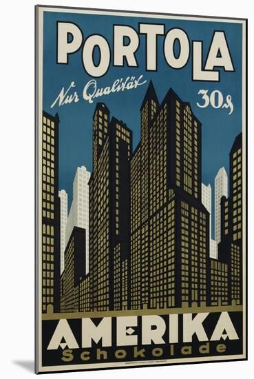 Portola Amerika Schokolade Poster-null-Mounted Giclee Print