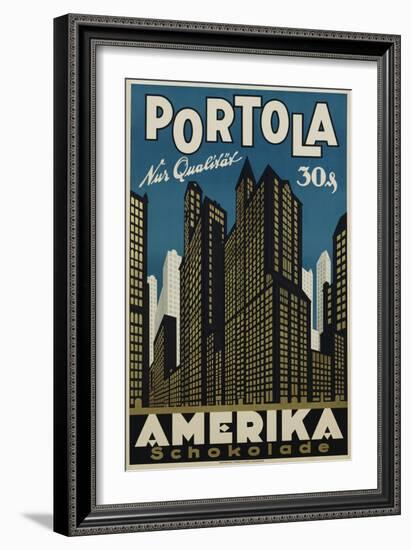 Portola Amerika Schokolade Poster-null-Framed Giclee Print