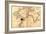 Portolan World Map-Joan Oliva-Framed Art Print