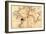 Portolan World Map-Joan Oliva-Framed Art Print