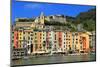 Portovenere, Italian Riviera, UNESCO World Heritage Site, Liguria, Italy, Europe-Hans-Peter Merten-Mounted Photographic Print