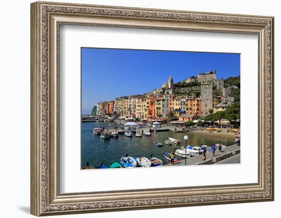 Portovenere, Italian Riviera, UNESCO World Heritage Site, Liguria, Italy, Europe-Hans-Peter Merten-Framed Photographic Print