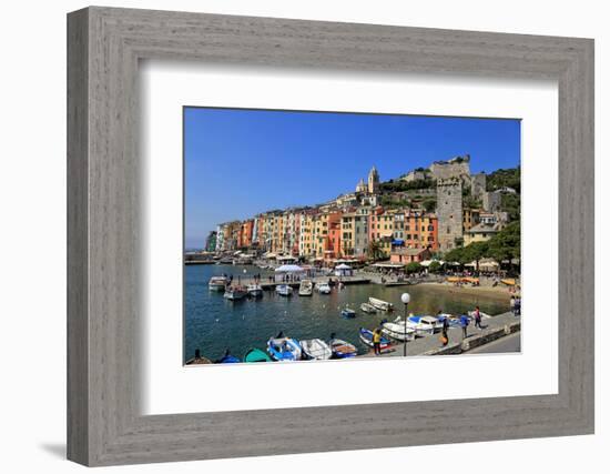 Portovenere, Italian Riviera, UNESCO World Heritage Site, Liguria, Italy, Europe-Hans-Peter Merten-Framed Photographic Print