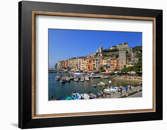 Portovenere, Italian Riviera, UNESCO World Heritage Site, Liguria, Italy, Europe-Hans-Peter Merten-Framed Photographic Print