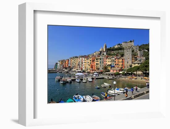 Portovenere, Italian Riviera, UNESCO World Heritage Site, Liguria, Italy, Europe-Hans-Peter Merten-Framed Photographic Print