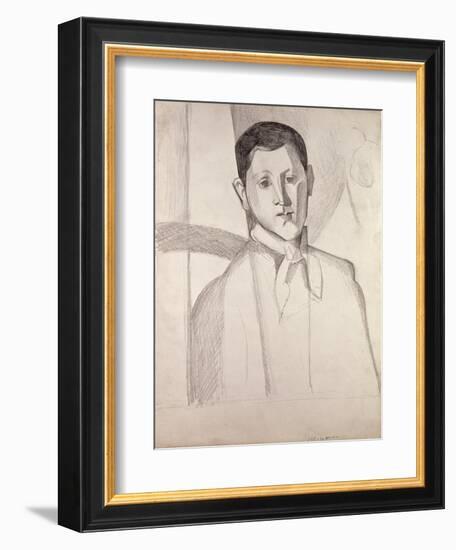 Portrait After Cezanne-Juan Gris-Framed Giclee Print