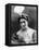 Portrait around, 1900 of the famous Dutch dancer MATA HARI, in a white dress (b/w photo)-null-Framed Stretched Canvas